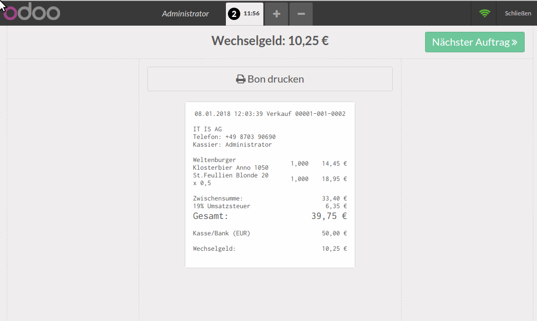 Accounting and Reporting in odoo